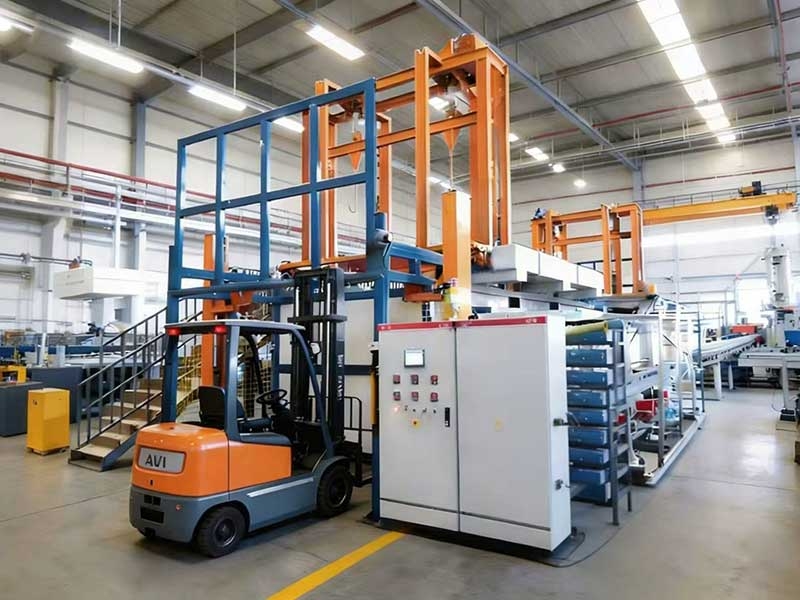 龍門(mén)式高鐵零部件清洗烘干線